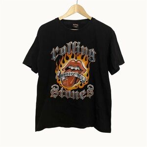 Rolling Stones Glitter Print Tee